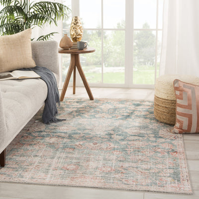 product image for boheme bardia dark teal rust rug by jaipur living rug145908 5 33