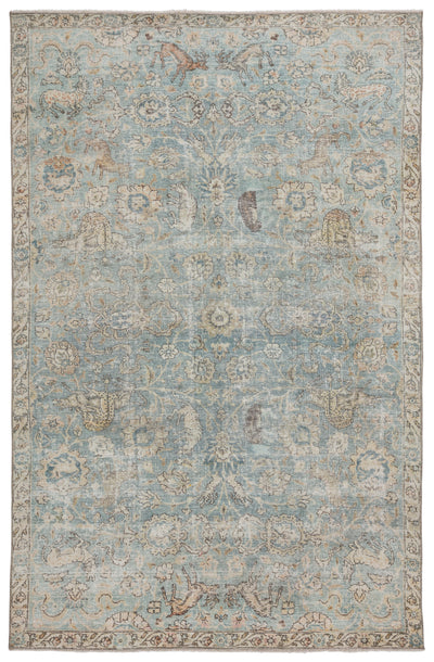 product image of Stag Oriental Teal/ Gold Rug by Jaipur Living 546