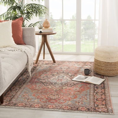 product image for boheme wesleyan rust gray rug by jaipur living rug145981 5 95