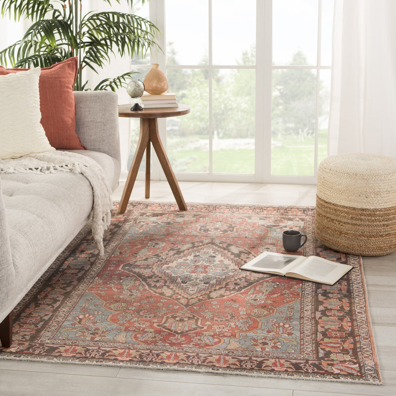 media image for boheme wesleyan rust gray rug by jaipur living rug145981 5 250