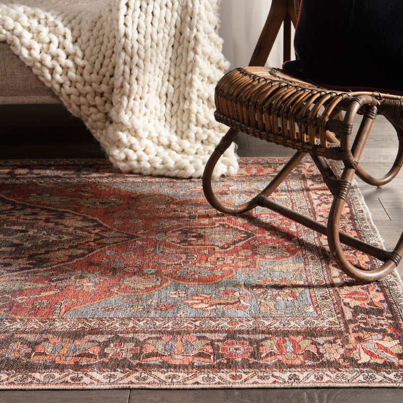 media image for boheme wesleyan rust gray rug by jaipur living rug145981 8 292
