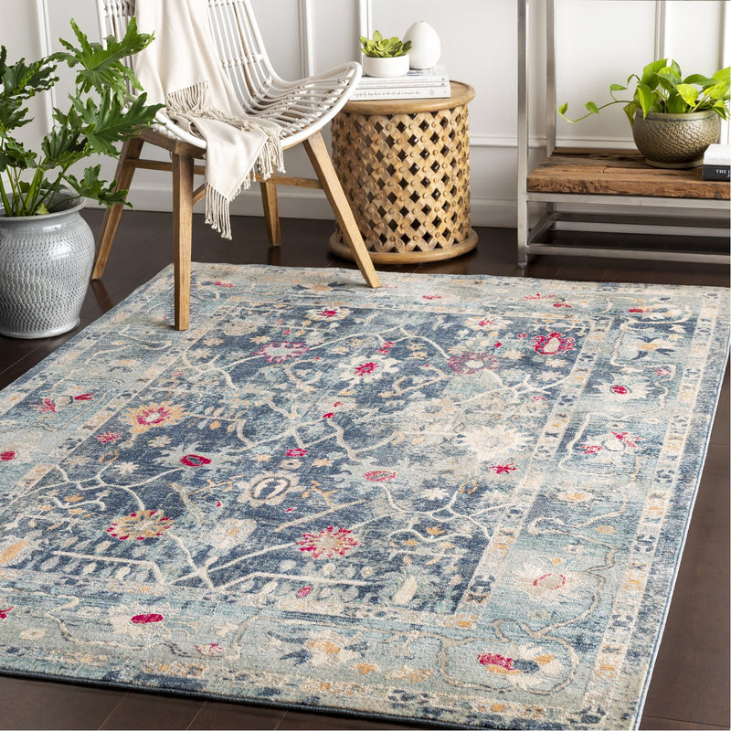 media image for Bohemian BOM-2305 Rug in Navy & Charcoal by Surya 214