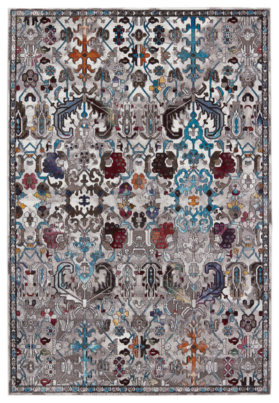 product image of Sabik Trellis Rug in Multicolor & Gray by Jaipur Living 530
