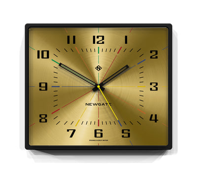 product image of box office in black and spun brass dial design by newgate 1 523
