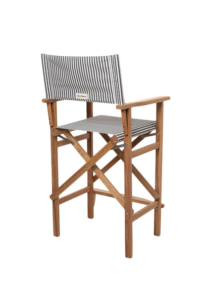 product image for laurens navy stripe directors chair bar height by business pleasure co bpc db lau str 2 17
