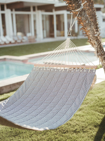 product image for laurens navy stripe hammock by business pleasure co bpa ham lau str 4 95