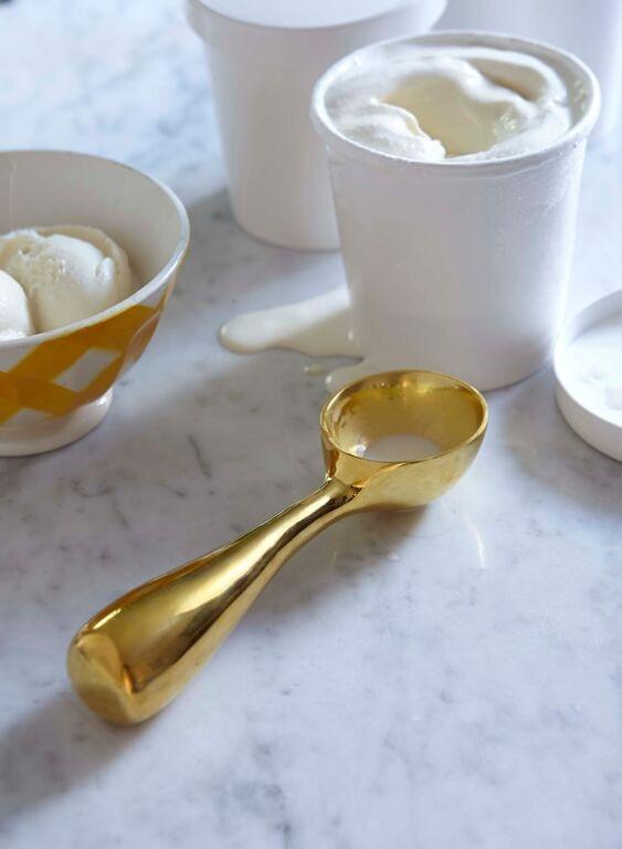media image for brass dessert scoop design by sir madam 2 222