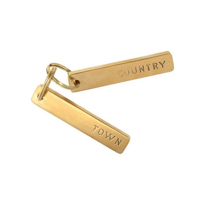 product image for town country key chain pair design by sir madam 1 50