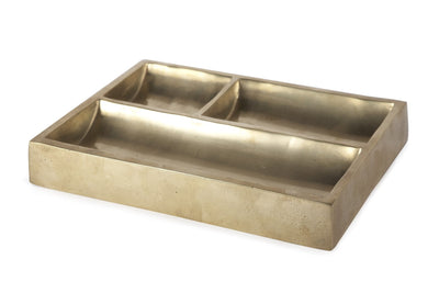 product image for brass plate modernist catchall design by sir madam 1 17