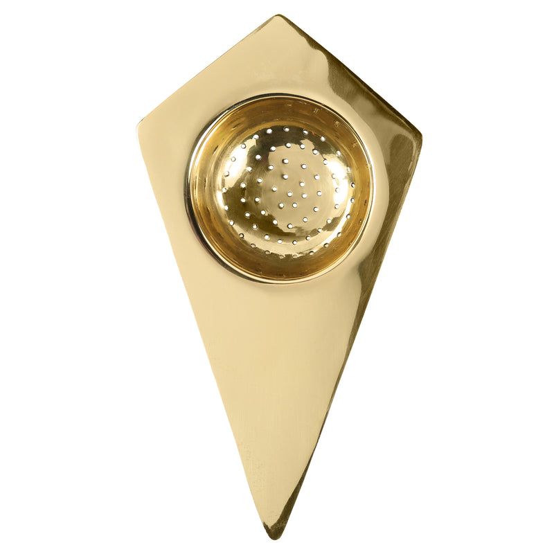 media image for Belgrano Tea Strainer in Solid Brass design by Sir/Madam 290