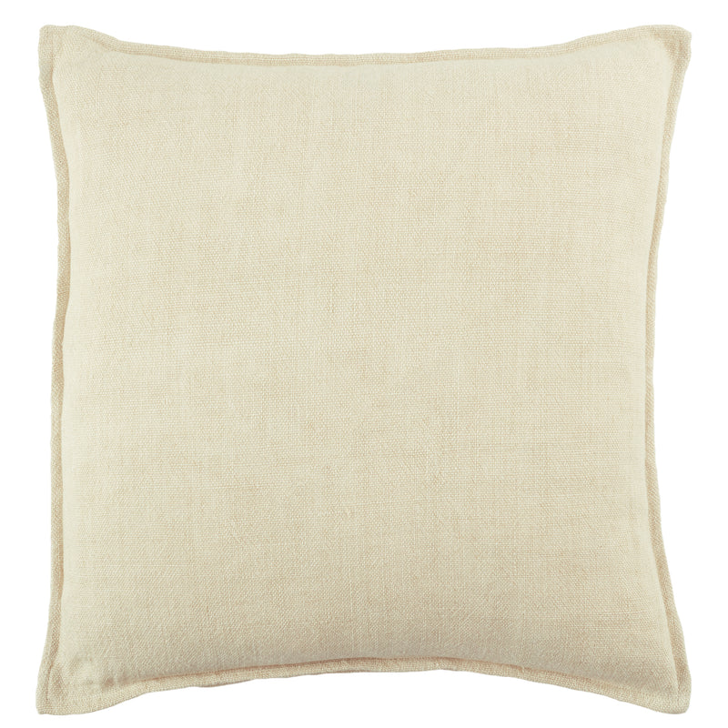 media image for Burbank Blanche Reversible Down Cream Pillow 1 22