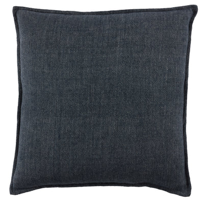 product image for Burbank Blanche Reversible Down Dark Blue Pillow 1 74