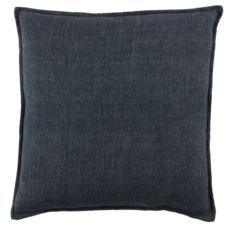 media image for Burbank Blanche Reversible Down Dark Blue Pillow 1 230