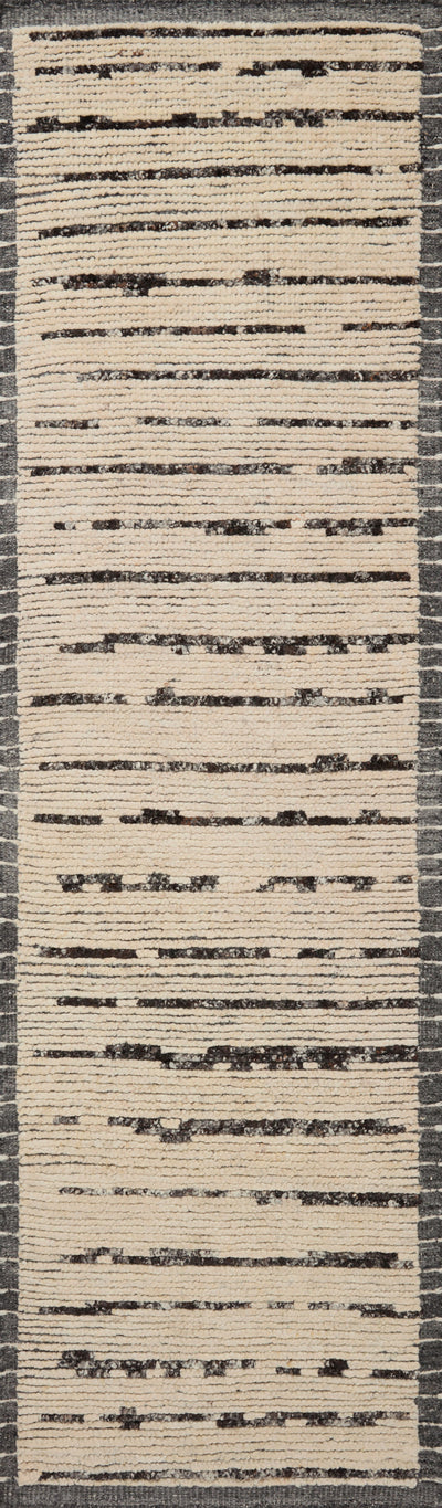product image for briyana hand knotted natural black rug by amber lewis x loloi briybri 04nablb6f0 2 0