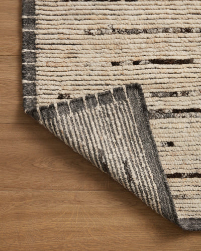 product image for briyana hand knotted natural black rug by amber lewis x loloi briybri 04nablb6f0 6 11