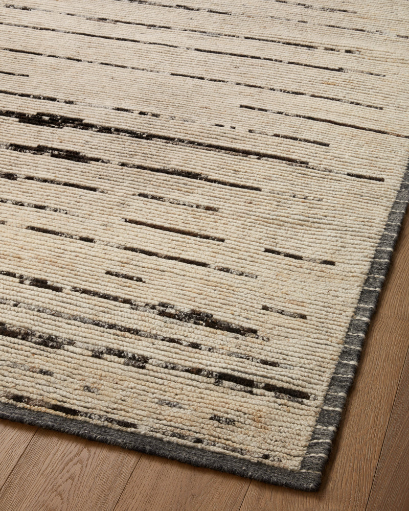 media image for briyana hand knotted natural black rug by amber lewis x loloi briybri 04nablb6f0 7 215