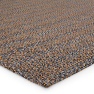 product image for Madaket Handmade Indoor/Outdoor Stripes Rug in Taupe & Gray 43