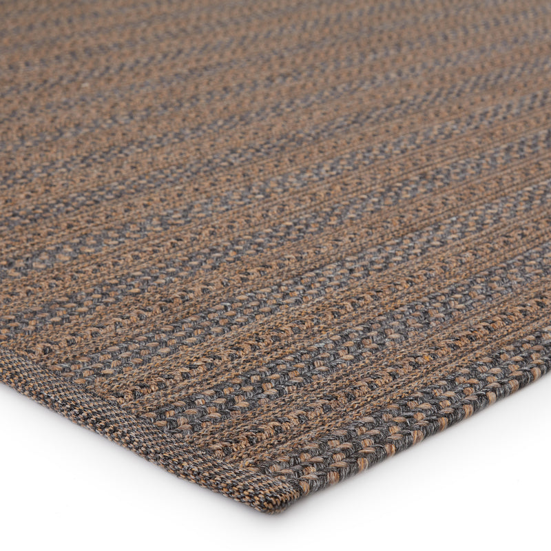 media image for Madaket Handmade Indoor/Outdoor Stripes Rug in Taupe & Gray 290