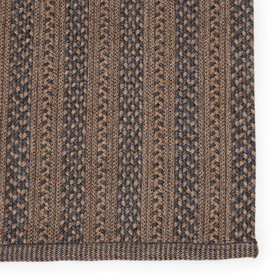 product image for Madaket Handmade Indoor/Outdoor Stripes Rug in Taupe & Gray 48