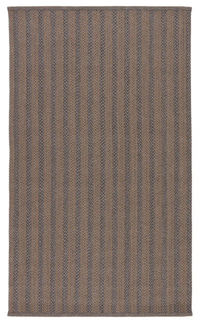 product image for Madaket Handmade Indoor/Outdoor Stripes Rug in Taupe & Gray 8