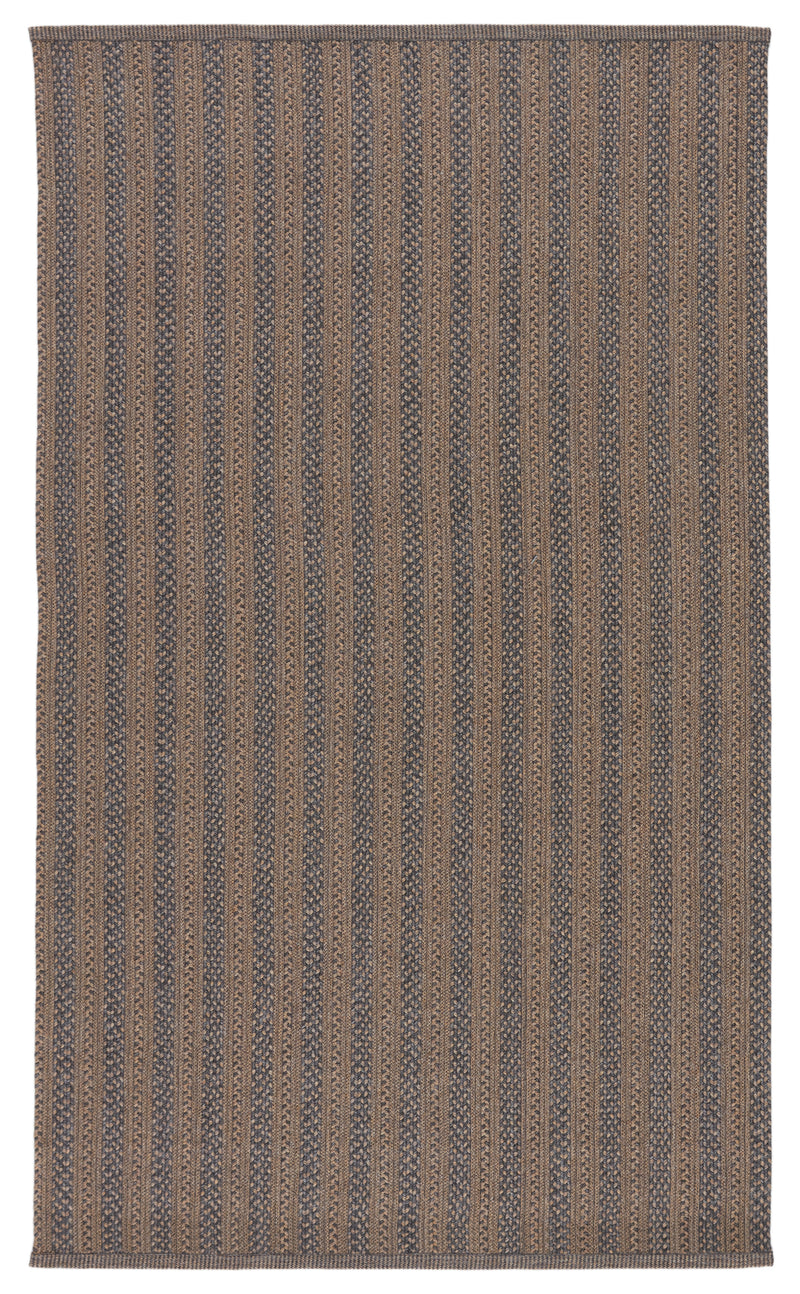 media image for Madaket Handmade Indoor/Outdoor Stripes Rug in Taupe & Gray 284