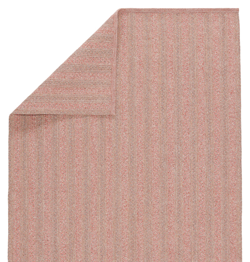 media image for Topsail Indoor/Outdoor Striped Rose & Taupe Rug by Jaipur Living 263