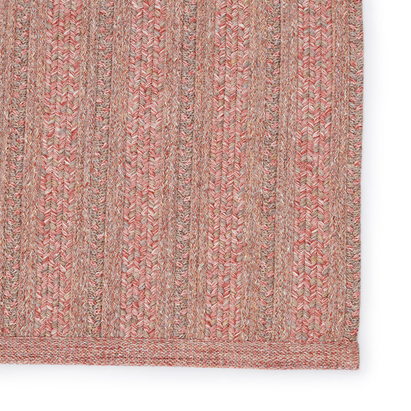 media image for Topsail Indoor/Outdoor Striped Rose & Taupe Rug by Jaipur Living 296