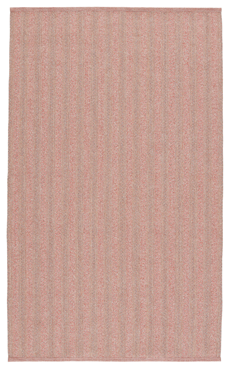 media image for Topsail Indoor/Outdoor Striped Rose & Taupe Rug by Jaipur Living 270