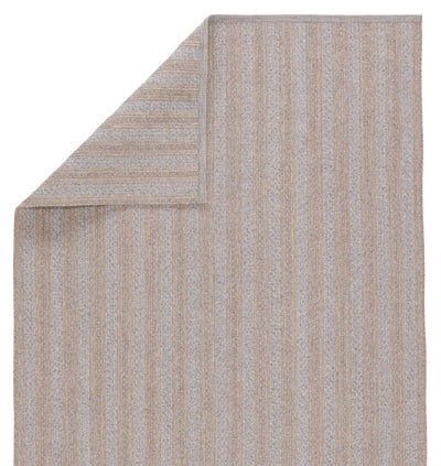 product image for Topsail Indoor/Outdoor Striped Grey & Taupe Rug by Jaipur Living 4