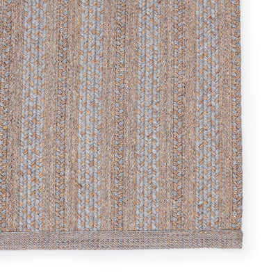 product image for Topsail Indoor/Outdoor Striped Grey & Taupe Rug by Jaipur Living 58