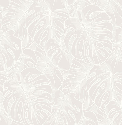 product image for Balboa Botanical Wallpaper in White from the Scott Living Collection by Brewster Home Fashions 82