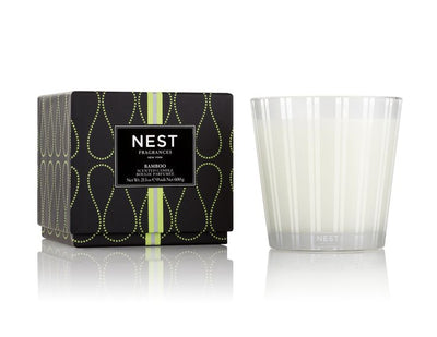 product image for bamboo 3 wick candle design by nest 1 82