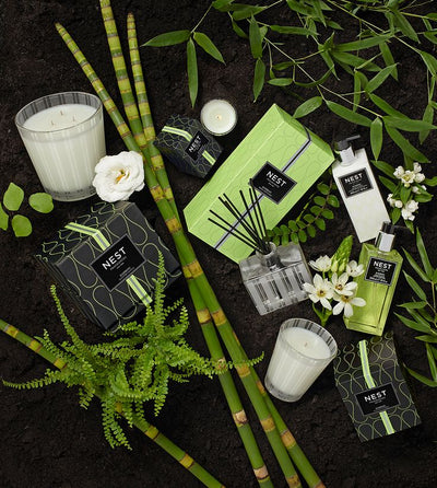 product image for bamboo 3 wick candle design by nest 8 27