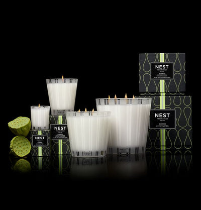 product image for bamboo 3 wick candle design by nest 6 4