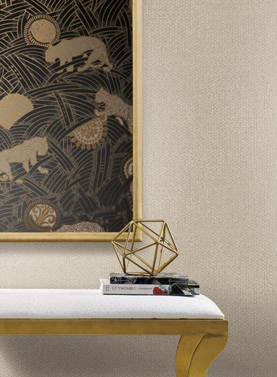 product image for Bantam Tile Wallpaper in Beige from the Tea Garden Collection by Ronald Redding for York Wallcoverings 29