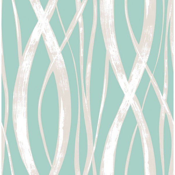 media image for Barbados Wallpaper in Aqua from the Tortuga Collection by Seabrook Wallcoverings 20