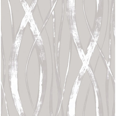 product image of Barbados Wallpaper in Silver and Grey from the Tortuga Collection by Seabrook Wallcoverings 511