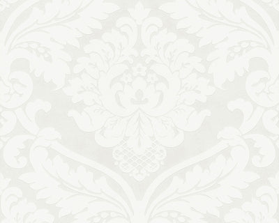 product image for Baroque Floral Wallpaper in Ivory and Metallic design by BD Wall 2