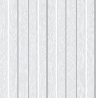 product image for Beadboard Peel-and-Stick Wallpaper in Off-White by NextWall 30