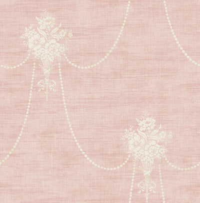product image of beaded bouquet wallpaper in blush from the vintage home 2 collection by wallquest 1 585