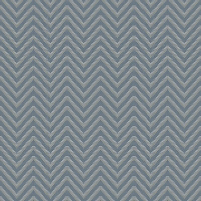 product image for Bellona Textured Chevron Wallpaper in Blue and Metallic by BD Wall 21