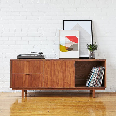 product image for belmont media stand in walnut design by gus modern 1 3 57