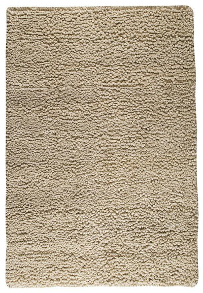 product image for Berber Collection Hand Woven Wool Shag Area Rug in White design by Mat the Basics 92