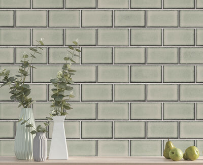product image for Berkeley Brick Tile Wallpaper by BD Wall 67