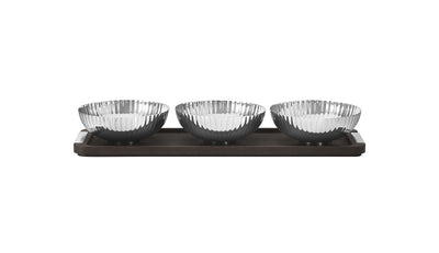 product image for Bernadotte Triple Bowl Set in Stand 90