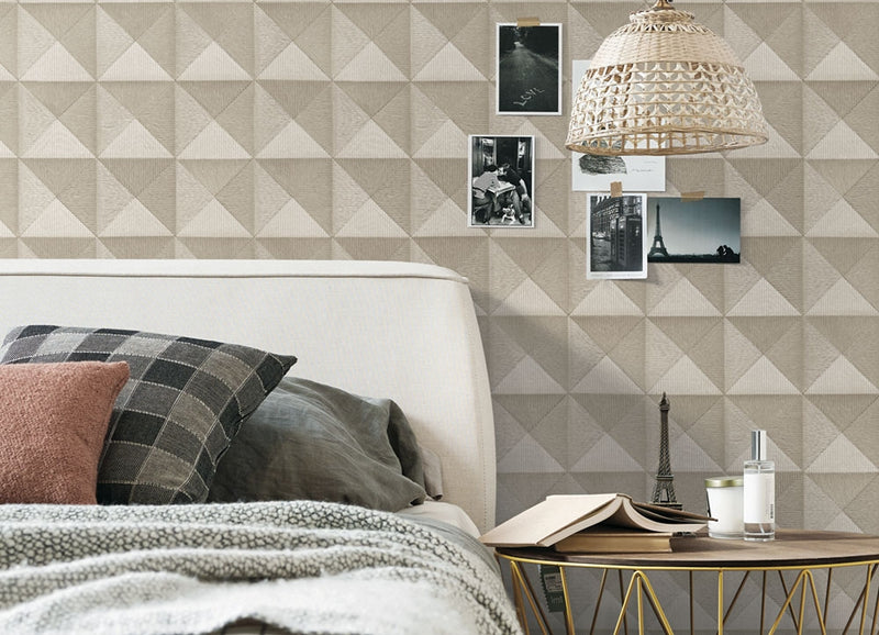 media image for Bethany Textured 3D Effect Wallpaper by BD Wall 287