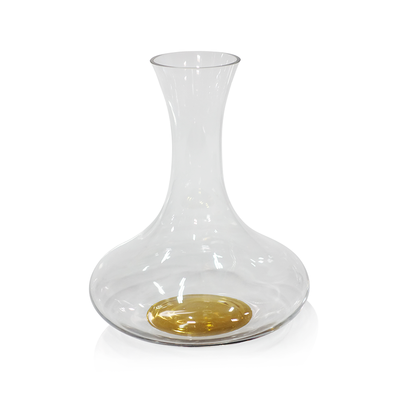 product image for Bevis Wine Glass Decanter with Gold Base 55