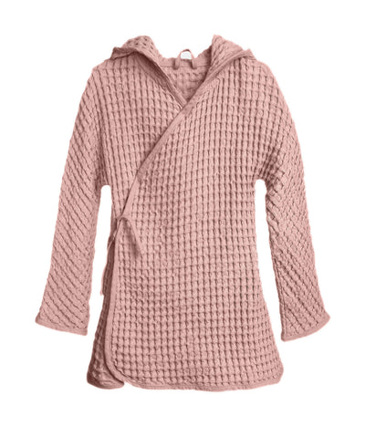 product image for big waffle junior bathrobe in multiple colors design by the organic company 3 72