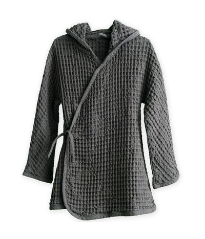product image of big waffle junior bathrobe in multiple colors design by the organic company 1 56