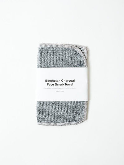 product image of Binchotan Charcoal Face Scrub Towel design by Morihata 538